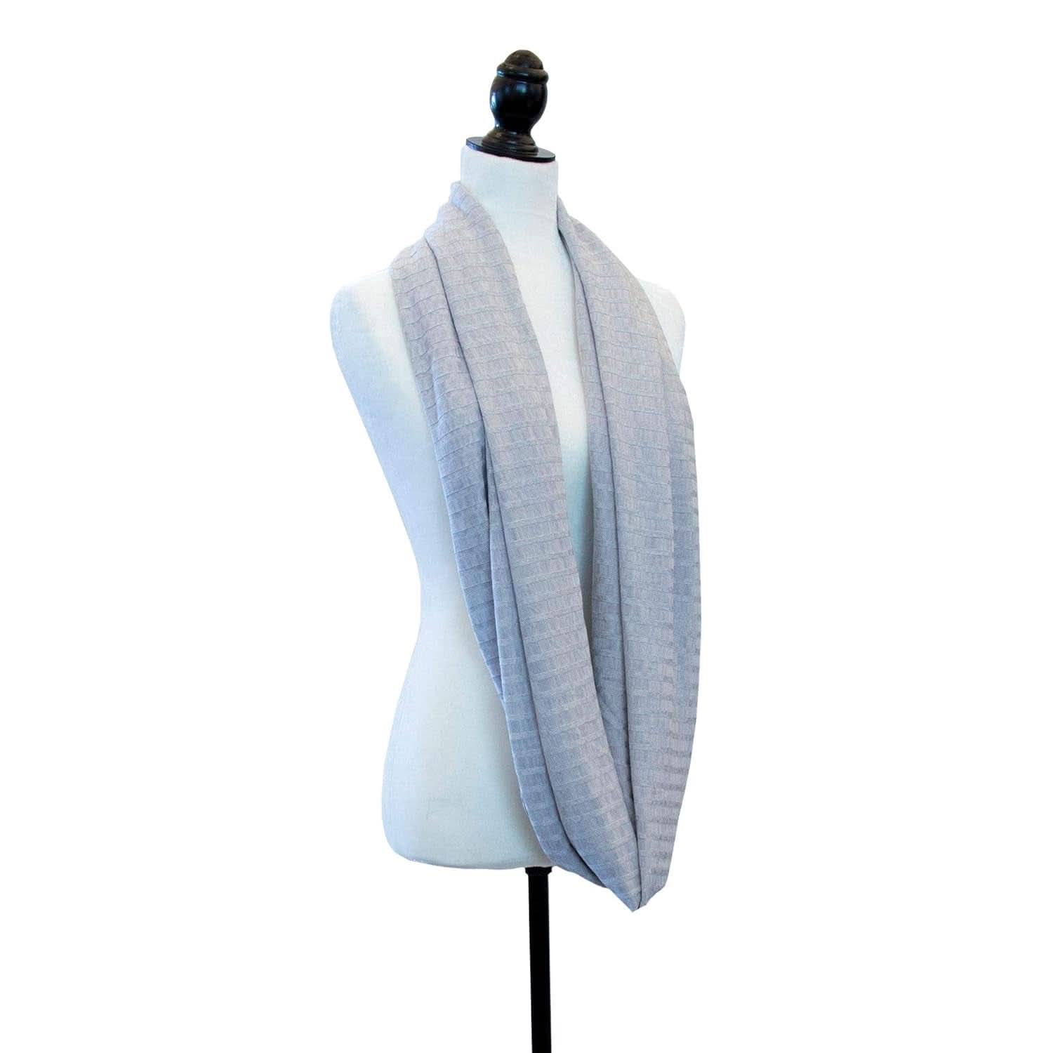 Chicco - Boppy Infinity ammetørklæde 17 Cm grå Tilbehør Mad og Amning Bebe Naty Shop