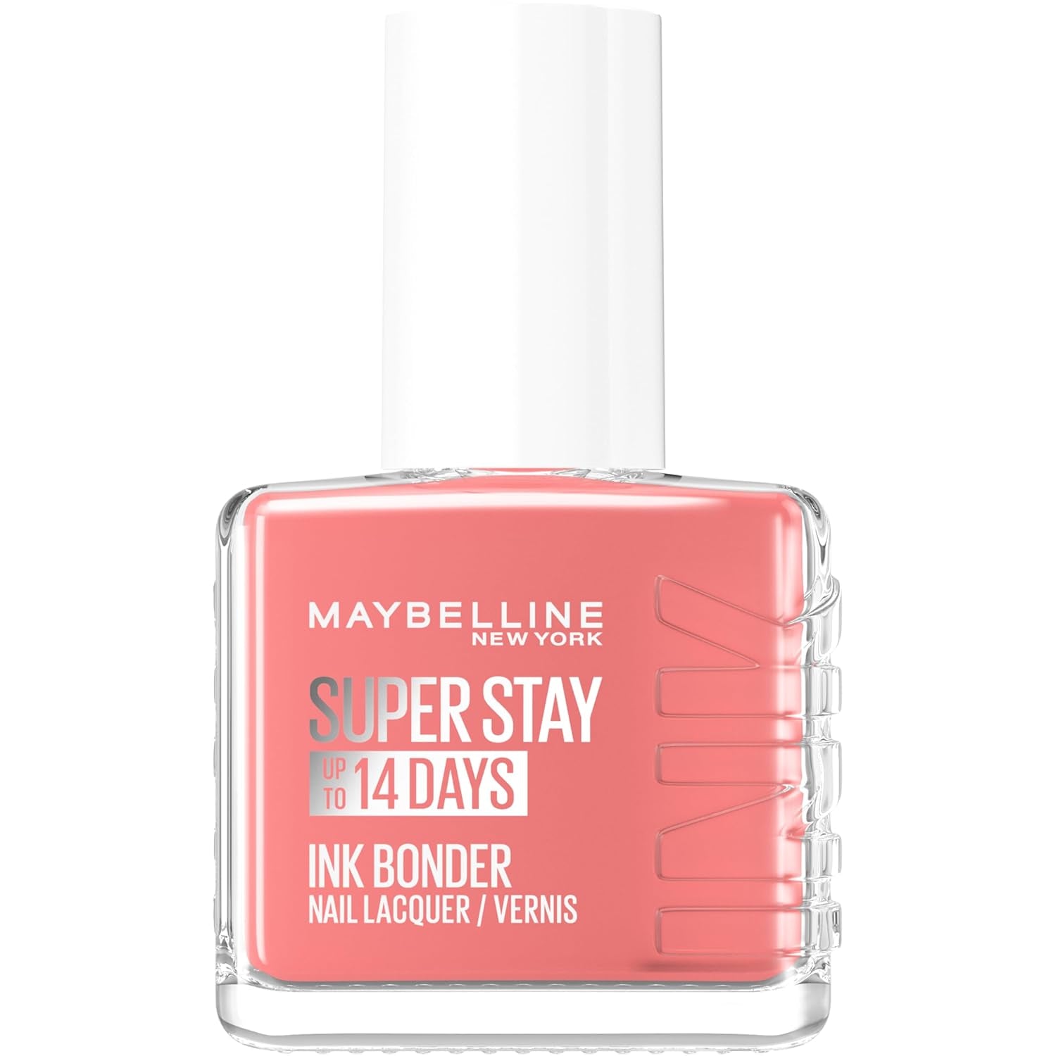 Maybelline New York Super Stay Ink Bonder 135 Nude Rose - langtidsholdbar neglelak til stærke negle og intens farve, 12,3 ml