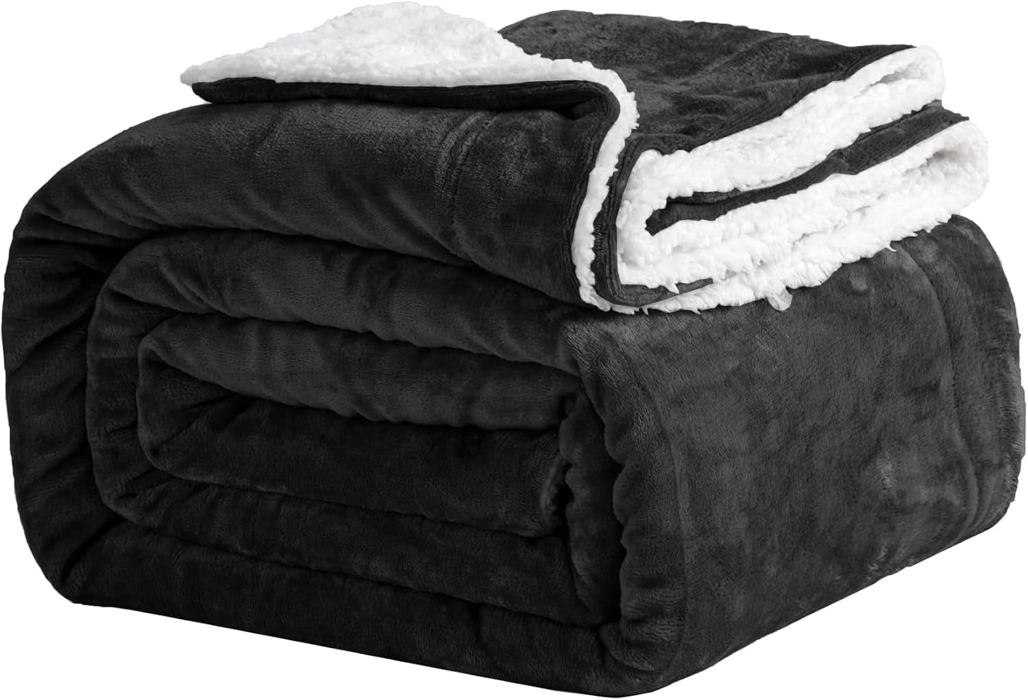 Cosy pătură 150X200Cm negru Fleece pătură Living pătură Sherpa canapea arunca canapea pătură Warm Winter Soft (negru, 150X200Cm) Paturi si Cuverturi Good Nite Negru 150X200Cm