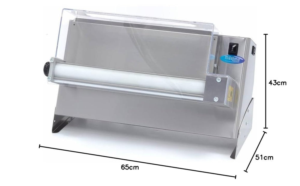 Maxima Gastro Fondant rulle - Ø45 cm - Einzelwalze - Verstellbare Dicke