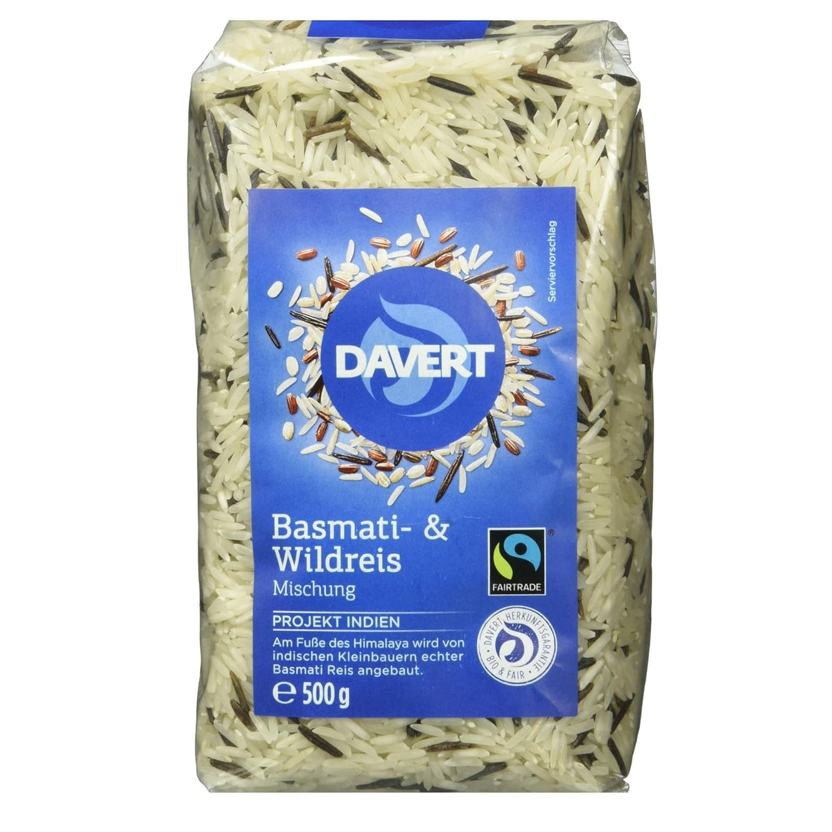 Davert Basmati og vilde ris mix, økologisk, 500g