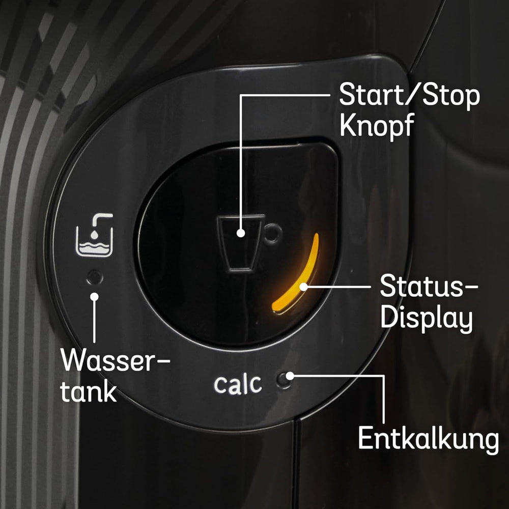 Espressor cu capsule Bosch Tassimo Style TAS112E, peste 70 de băuturi, potrivit pentru toate dimensiunile de cești, complet automat, sustenabil, economisește spațiu, 1400 W, negru