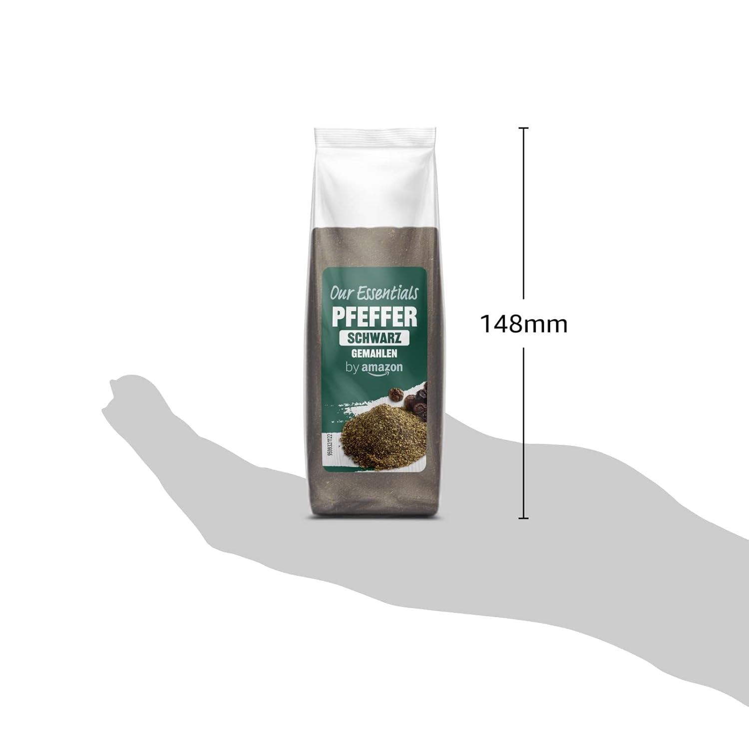 af Amazon Schwarzer Pfeffer gemahlen, 100g