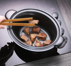 Russell Hobbs Slow Cooker, 3,5 liter non-stick, rustfrit stål, 3 temperaturindstillinger og holde varm funktion, 160W Slow Cooker Naty Shop