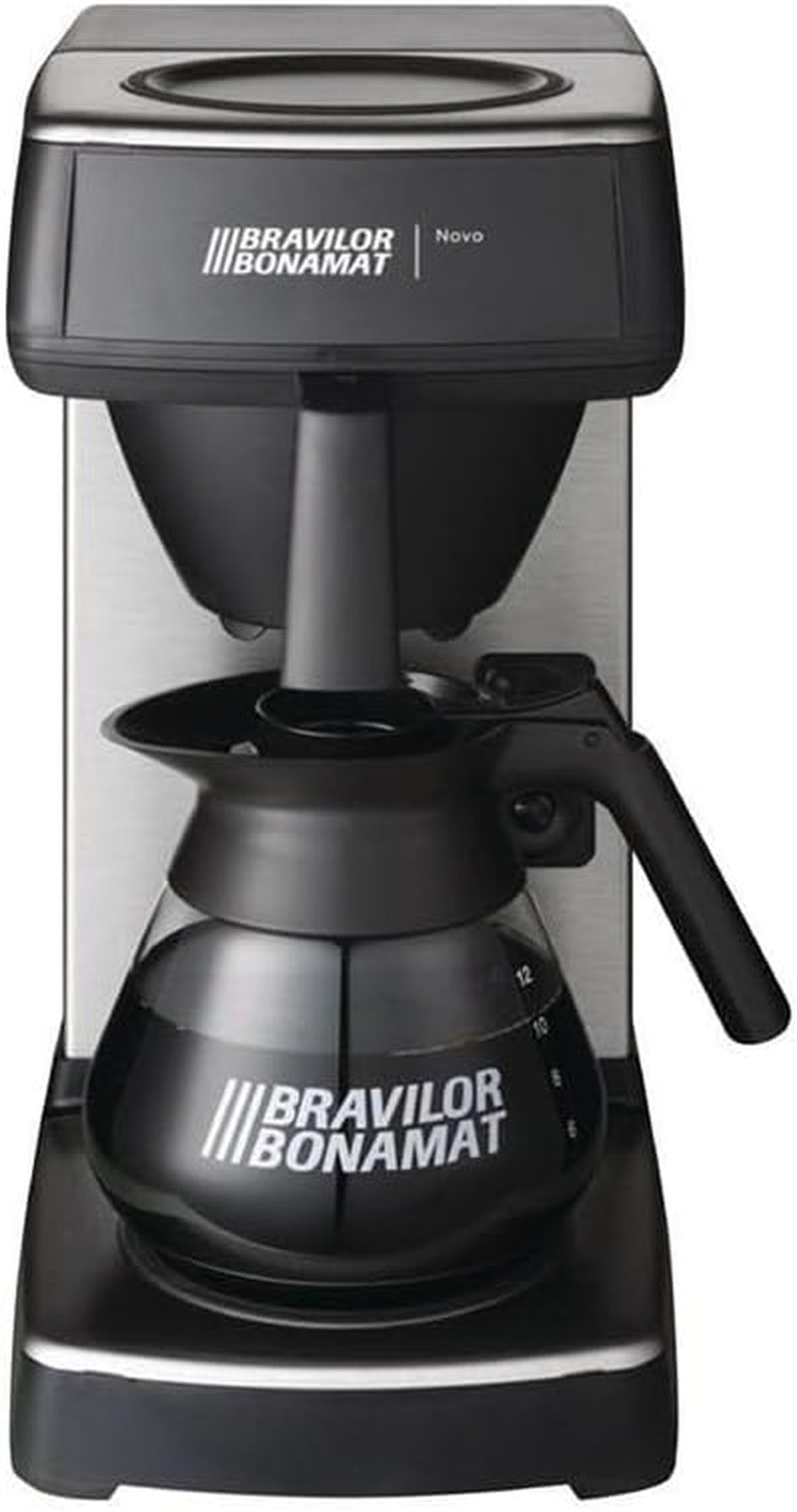 Espressor F454 Novo, 1,5 l, negru, 430 (Î) x 205 (L) x 340 (A) mm