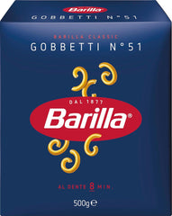 Pasta Barilla Classic Gobbetti no. 51 fra hård hvede, altid al dente (1 x 500 g)