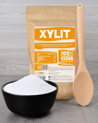 Premium xylitol med 1:1 sødeevne sammenlignet med sukker, 1 kg sødemidler Naty Shop