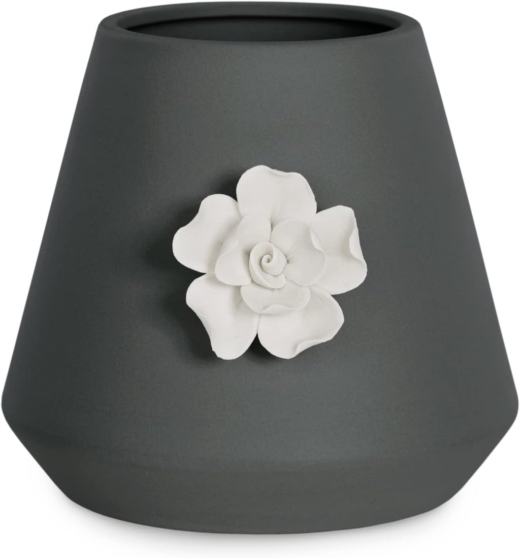 Ghiveci de flori ceramic AmeliaHome, ghiveci suspendat, decorativ Lokai verde mentă