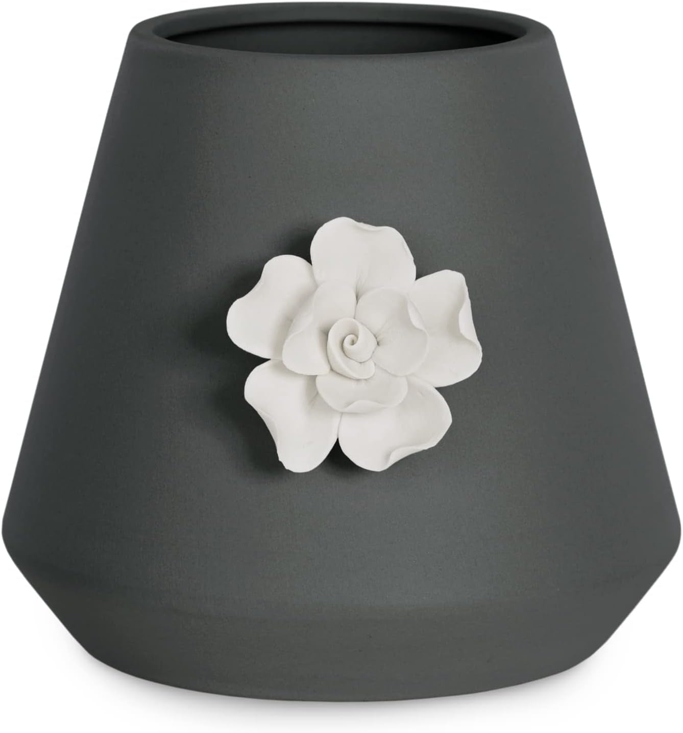 Ghiveci de flori ceramic AmeliaHome, ghiveci suspendat, decorativ Lokai verde mentă