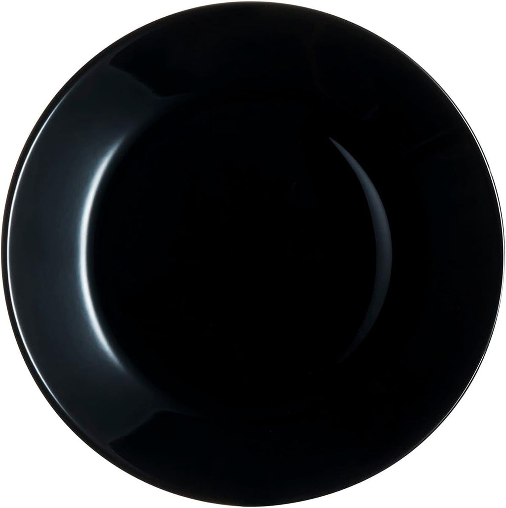 Arcopal Zelie Black Glasgeschirr-Set, 12-Teilig, 4-Sitzer, Schwarz Seturi vesela masa Naty Shop