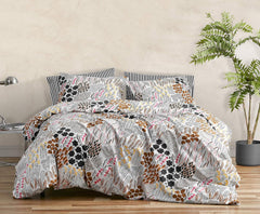 MARIMEKKO Queen Sengesæt, Bomuld Percale Sengetøj med matchende pudebetræk, Husindretning året rundt (Pieni Letto, Multicolor, Queen Size Seng) Dyner og dyner Naty Shop Regina
