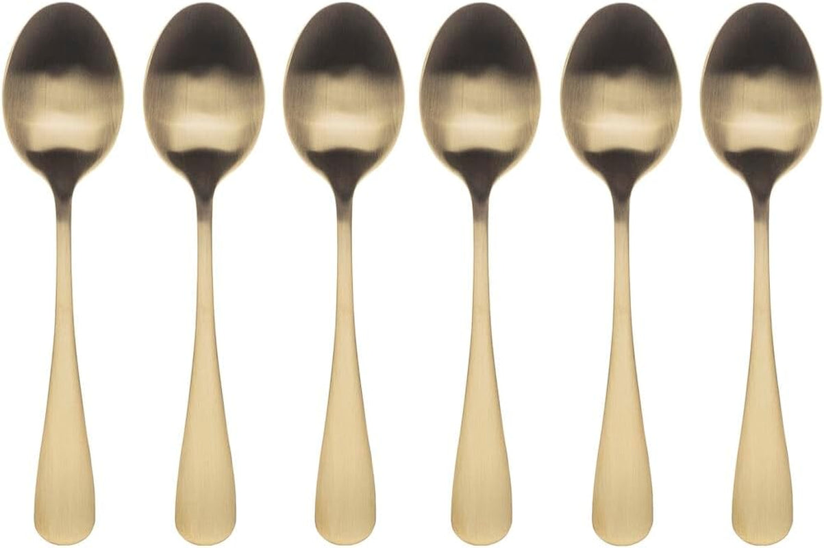 BERGNER MUNICH - Set de tacâmuri din oțel inoxidabil din 24 de piese Bucatarie Naty Shop Șampanie 6 bucăți