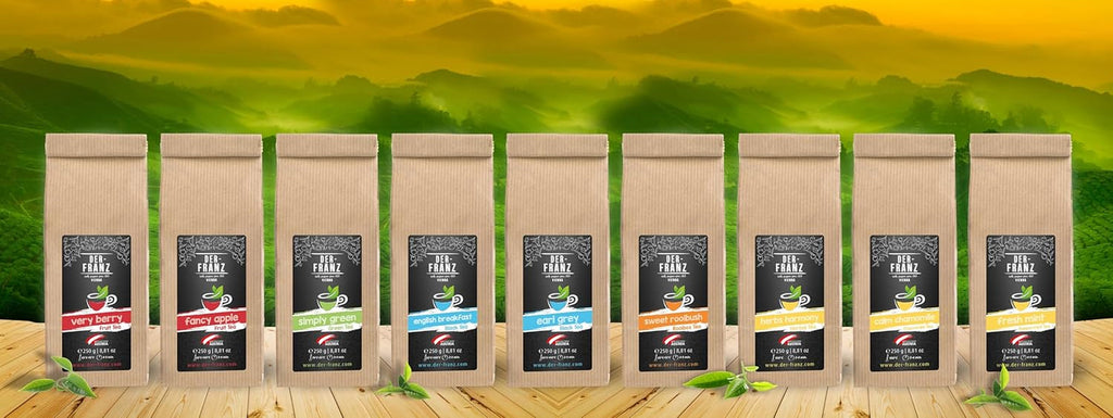 Der-Franz Ceai verde „Simply Green” cu frunze întregi, 250 g