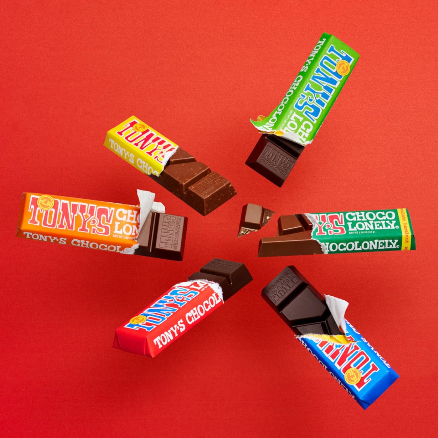 Tony's Chocolonely, mælkechokolade med karamel og havsalt 47g