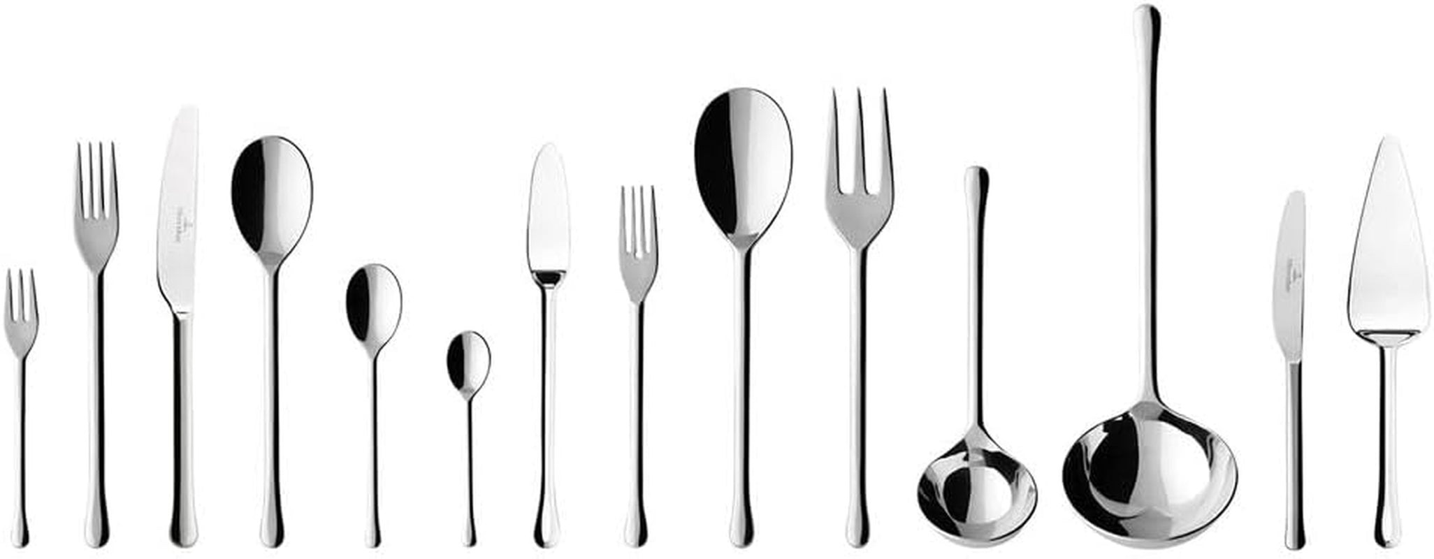 Villeroy Und Boch Udine Tafelbesteck Für Bis Zu 6 Personen, 30-Teilig, Edelstahl Bucatarie Naty Shop Tafelbesteck | 113-Tlg.