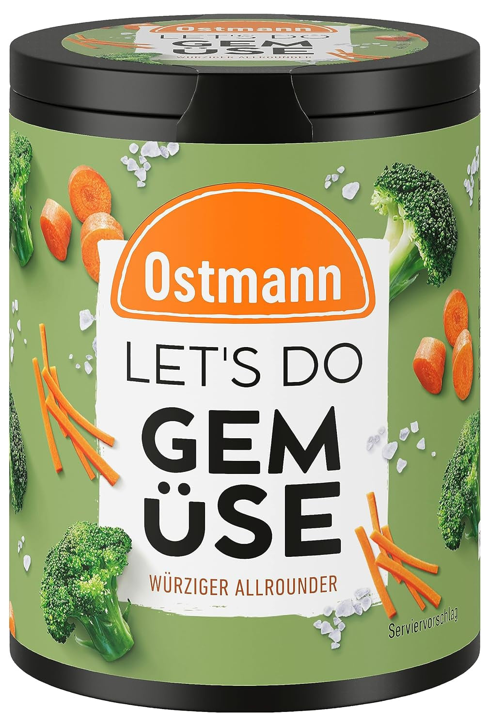 Ostmann Gewürze - Let's Do Fisch Allrounder | Gewürzsalz für Bratfisch, Flammlachs und Meeresfrüchte | Würziger Allrounder med sennep, citron og dild | 85 g i Metalldose genbrugsbar