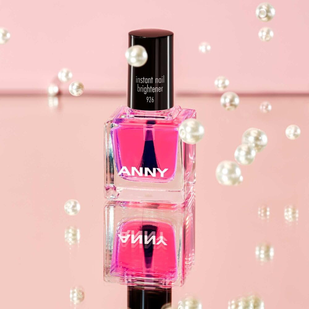 ANNY Instant Nail Brightener - Naturlig pleje neglelak med optisk lysnende effekt - 15 ml