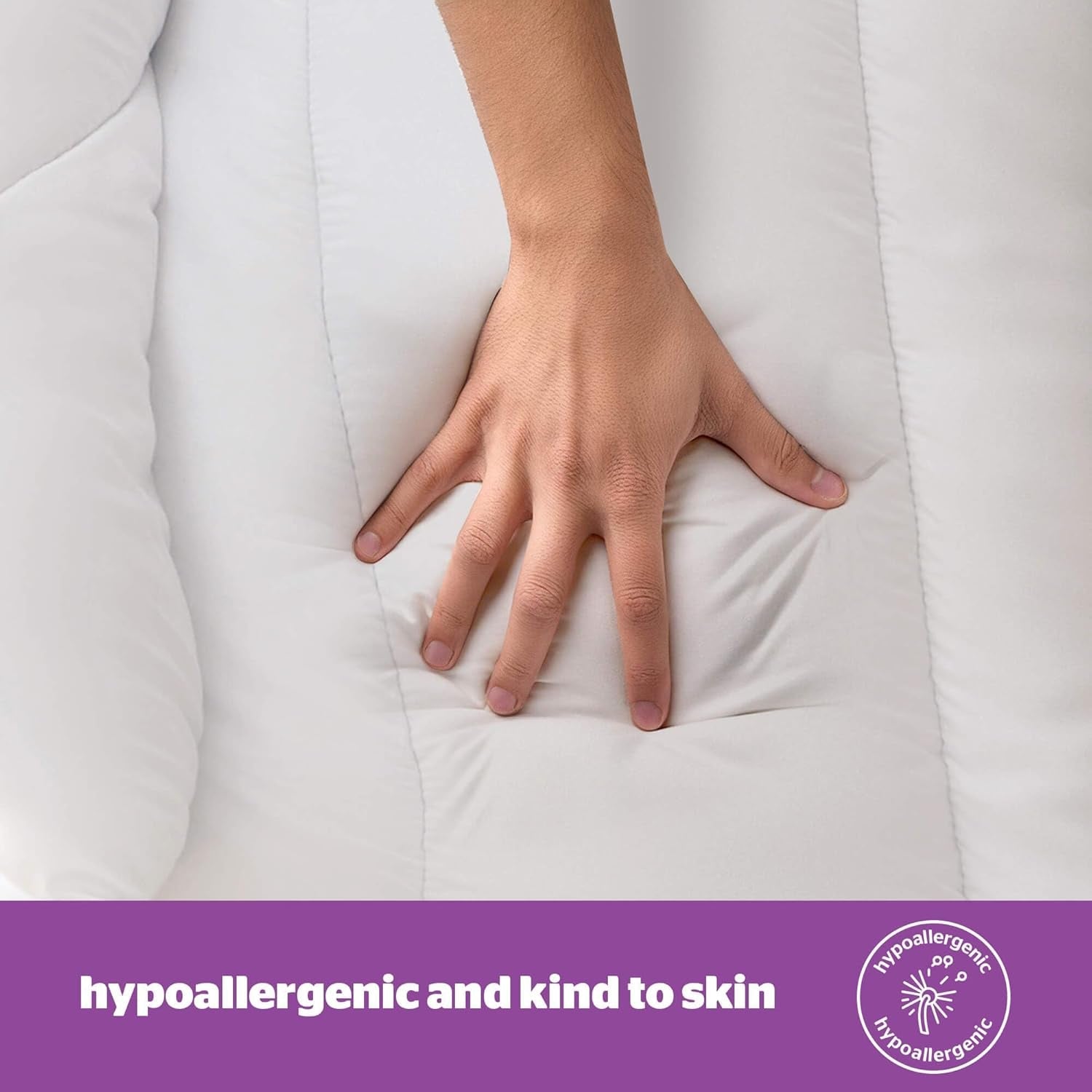 Silentnight Deep Sleep quilt, hvid, mikrofiber, hvid, enkeltseng Dyner og dyner Naty Shop