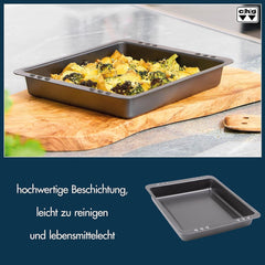 Chg Backform, ILAG Special 2-Schicht Antihaftbeschichtung, Sonstige, Jewells Ca. 28,5 X 23 X 4 cm, 9878-41, Jewells Ca. 28,5 X 23,0 X 4,0 Cm Bageforme og plader Naty Shop