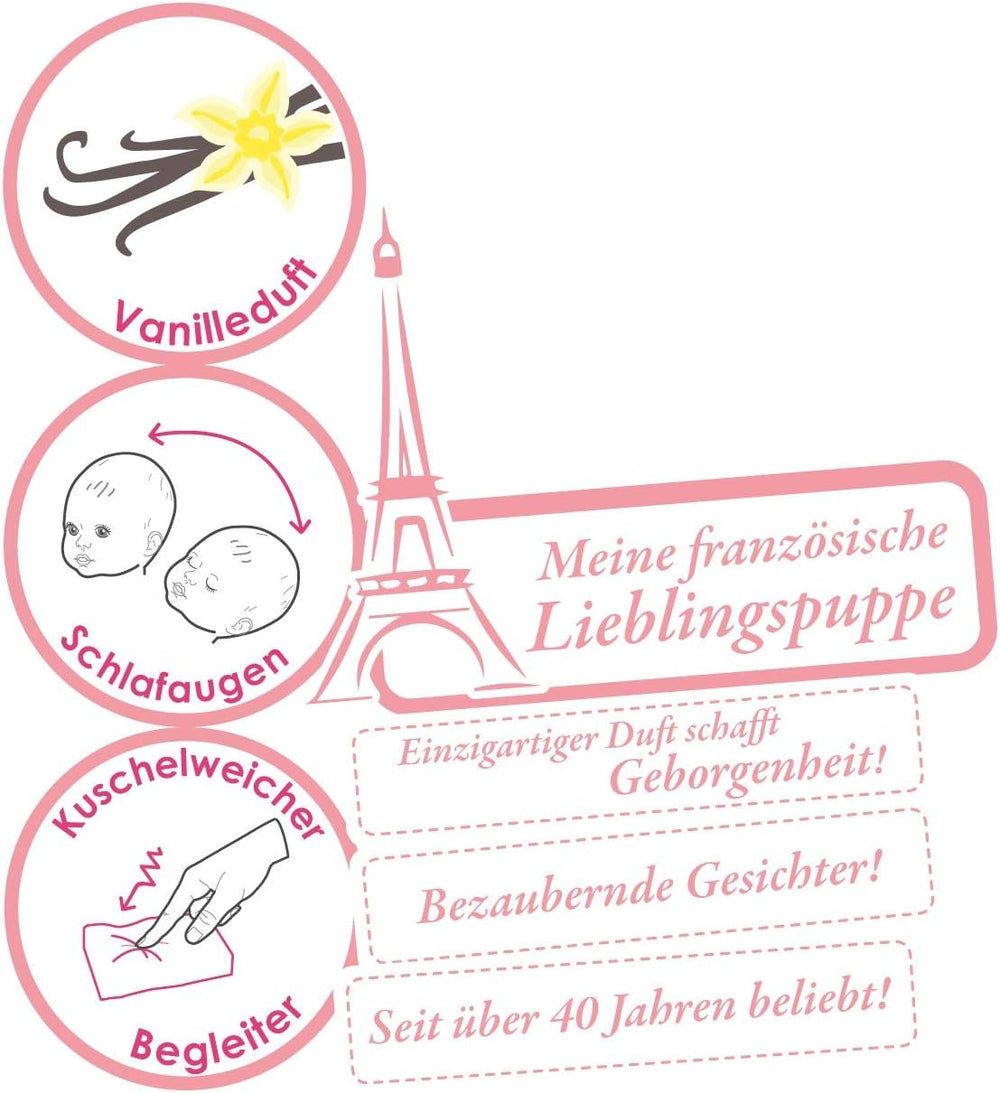 Corolle 9000200070 - MaCorolle, Prune, păpușă franceză cu talisman și parfum de vanilie