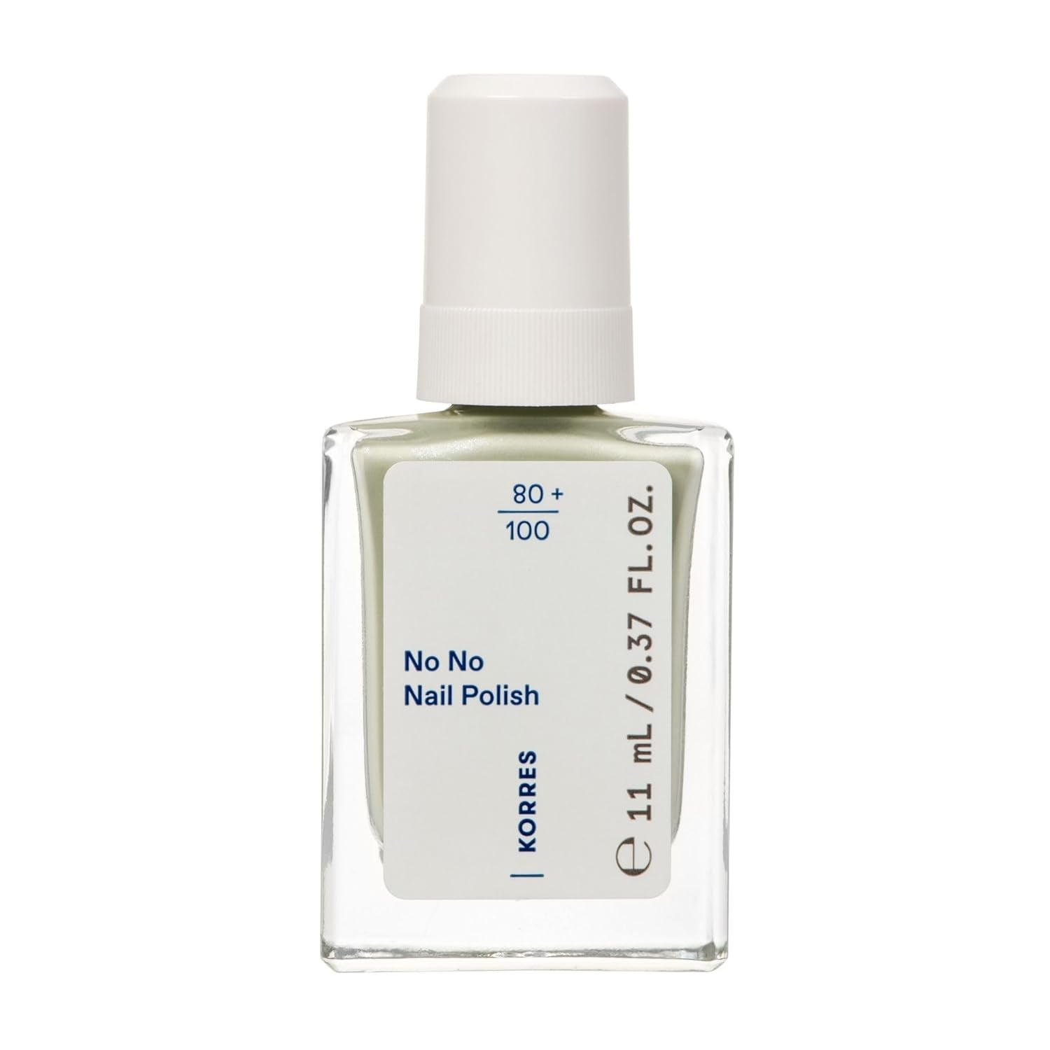 KORRES Nej Ingen neglelak base - 10% vegansk base uden slip, for langtidsholdbar, chip-resistent farve, 11 ml - naturligt velplejede negle, ingen skadelige stoffer