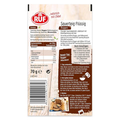 RUF Rugsurdejsvæske, flydende ekstrakt til brøddej og rundstykker, Surdej, rug- og fuldkornsbrød, 170 gram Kitchen Naty Shop