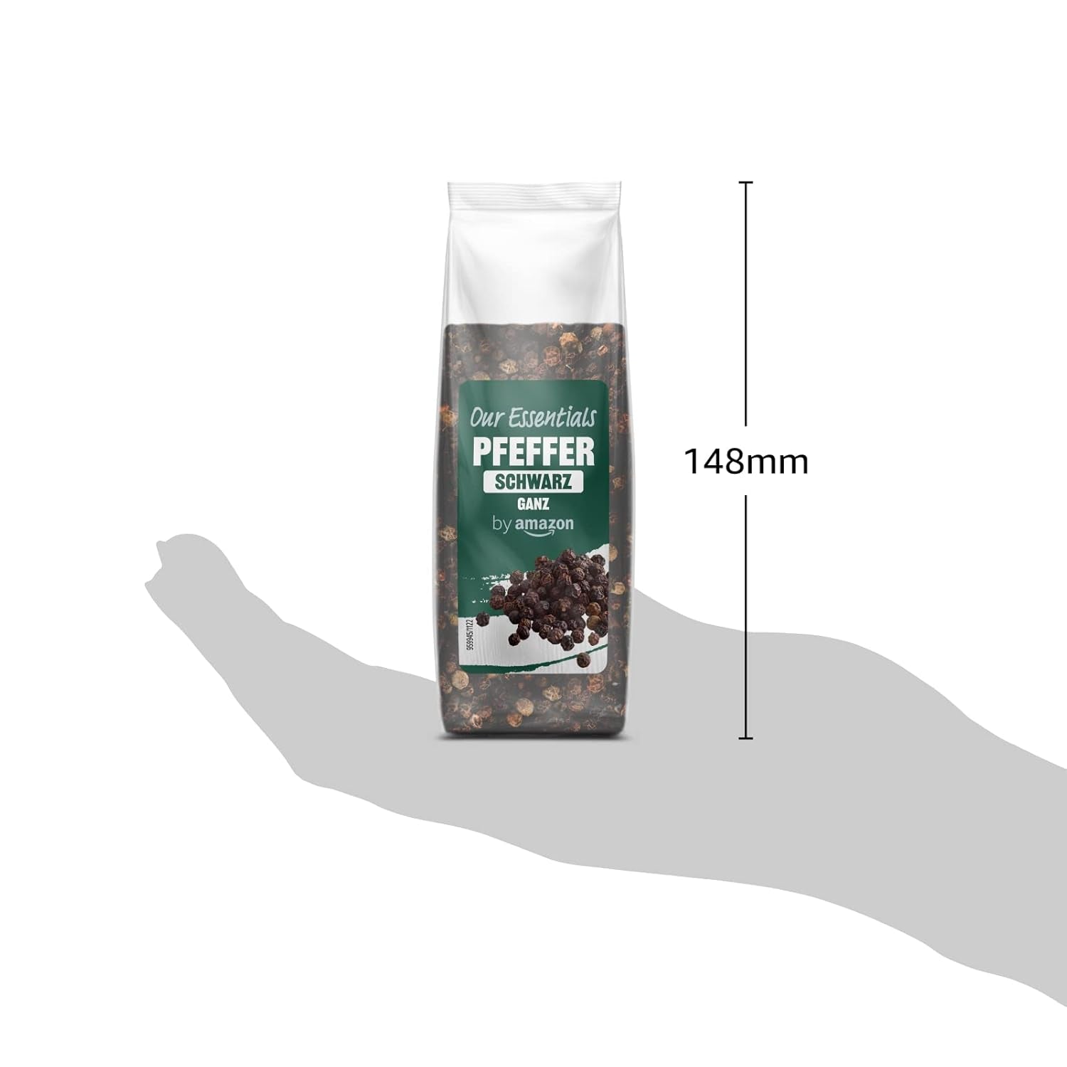 af Amazon Schwarzer Pfeffer ganz, 100g