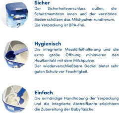 Humana PROBALANCE 2 tilskudsmælk, efter 6. måned, 750 gram Mother and Child Naty Shop