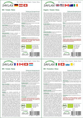 SAFLAX - Garden in the Bag - BIO - Tomate - Roma - 15 Samen - Mit Anzuchtsubstrat Im Praktischen, Selbst Aufstellenden Beutel - Solanum Lycopersicum