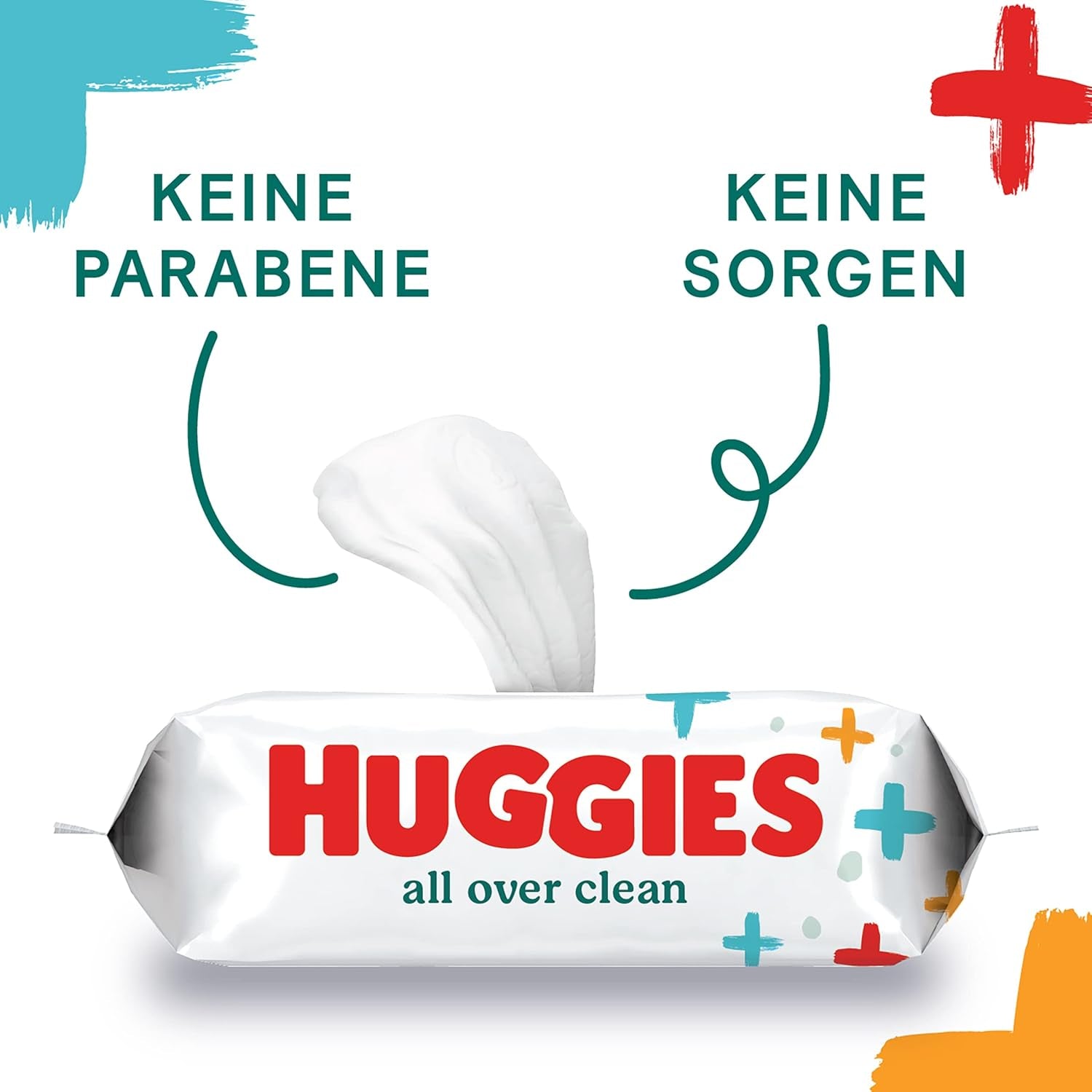 Huggies Baby Vådservietter Generelt Ren Hel Krops Diskret Frisk 10 x 56 Servietter Månedlig Æske