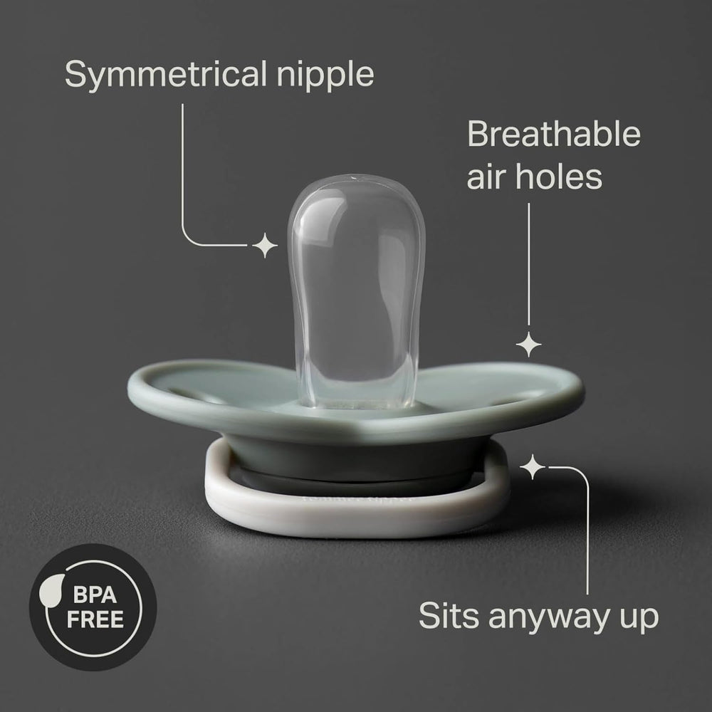 Suzete Tommee Tippee Anytime, 0-6 luni, pachet de 6 suzete simetrice, fără BPA