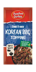 Bambushave - koreansk BBQ Topping | Gewürztopping zum Verfeinern von Koreanischen Grillgerichten | Veganske, naturlige ingredienser | 15 g i pose