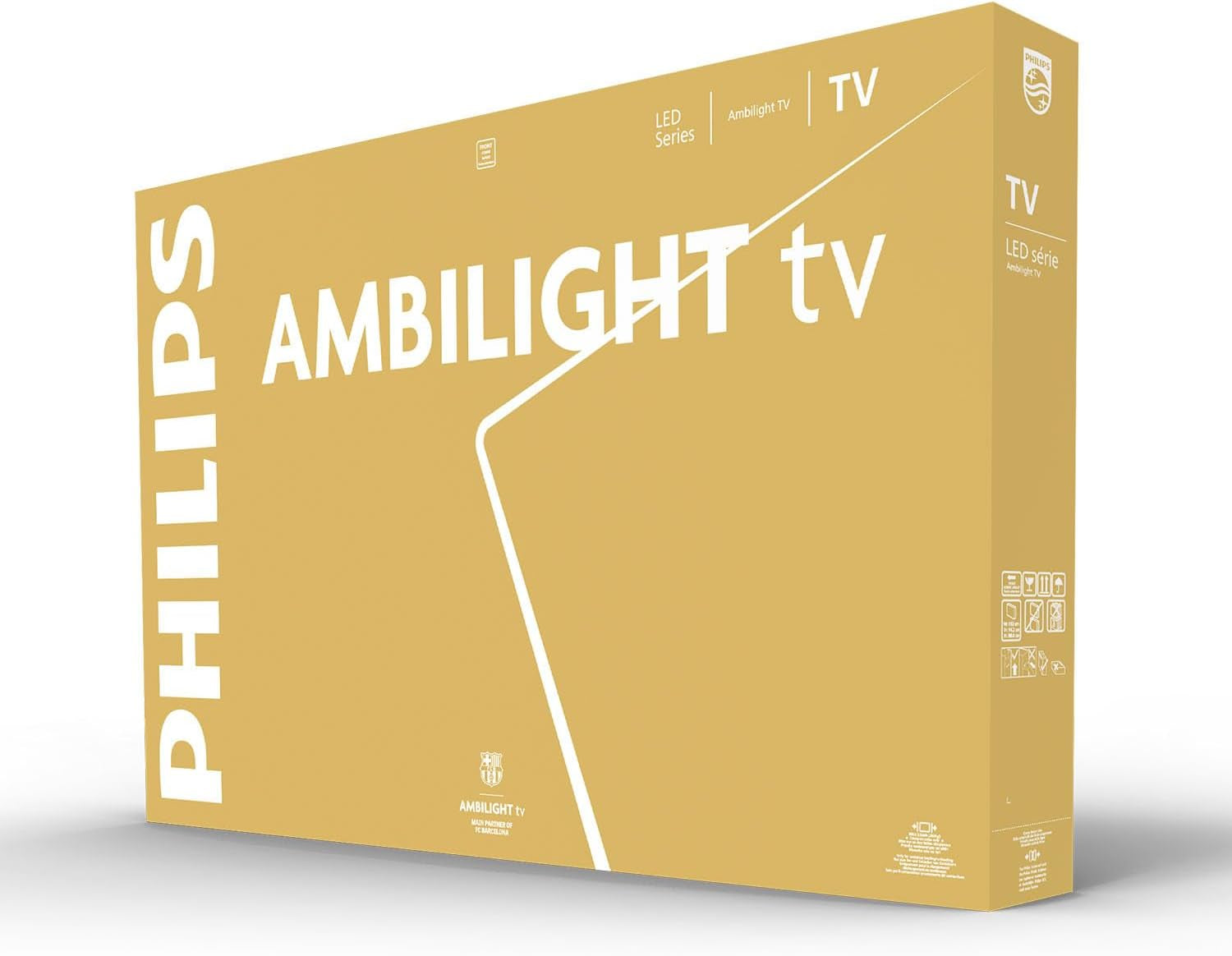 Televizor inteligent LED Philips Ambilight 50PUS8500 4K - ecran de 50 de inci cu Pixel Precise Ultra HD, Titan OS, Dolby Vision și sunet Dolby Atmos