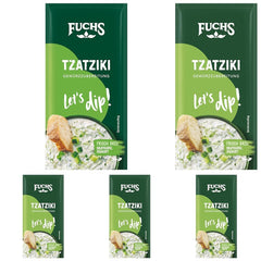 Fuchs Gewürze - Lad os dyppe! Tzatziki Gewürzzubereitung, Gewürz für die Zubereitung von griechischem Tzatziki, 10 g i posen