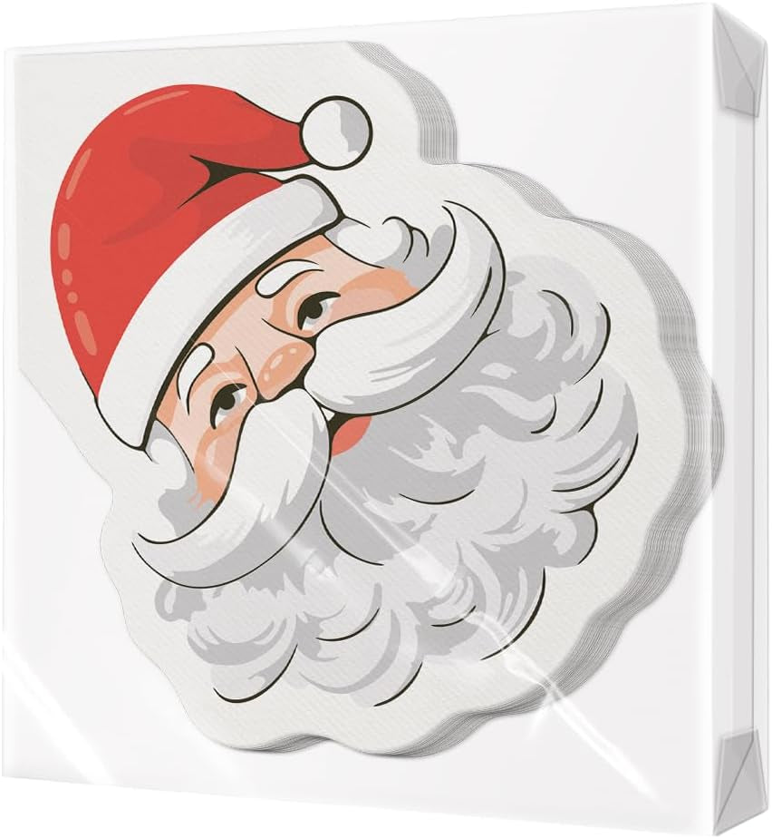 PAW - Șervețele Airlaid (40 X 40 Cm) I 50 Bucăți I Perfect pentru Crăciun, Iarnă, Sărbători I Decorațiuni de masă pentru Ajunul Crăciunului I Șervețele Airlaid Fabric-Like Winter Branches I Winter Branches