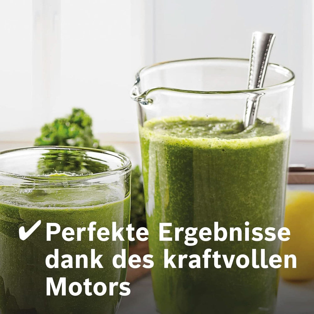 Bosch Standmixer Vitaboost MMBH6P6BDE, 6-Klingen-Edelstahlmesser, 2.5L Tritan-Mixbehälter, Stopfer, 6 Automatikprogram, Rezeptbuch, Bpa-Frei, Einfache Reinigung, 45.000 U/Min, 1600 W, Schwarz Bucatarie Naty Shop