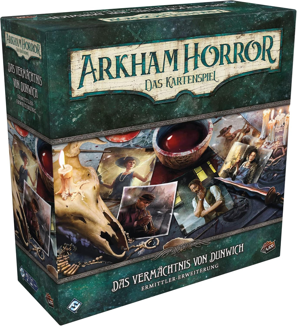 Fantasy Flight Games, Arkham Horror: LCG, Core Game, Expert Game, Card Game, 1-4 spillere, i alderen 14+, 45+ minutter, tysk, flerfarvet, farverigt