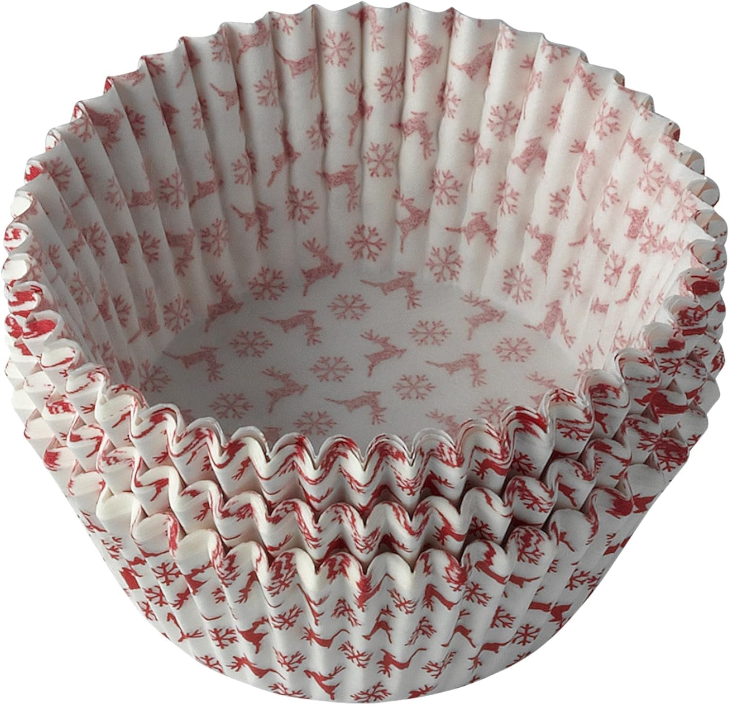 Original Kaiser Inspiration Muffinform-Set 2-Teilig, Muffinblech Mit Xmas Papierbackförmchen Für 12 Muffins, 38 X 27 Cm, Cupcake Form Antihaftbeschichte, Schwarz Forme og bageplader Naty Shop