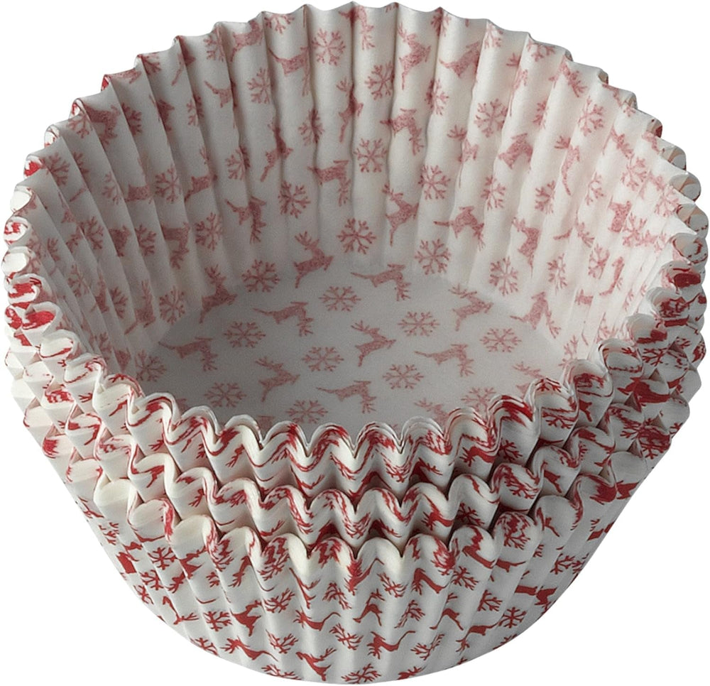 Original Kaiser Inspiration Muffinform-Set 2-Teilig, Muffinblech Mit Xmas Papierbackförmchen Für 12 Muffins, 38 X 27 Cm, Cupcake Form Antihaftbeschichte, Schwarz Forme og bageplader Naty Shop