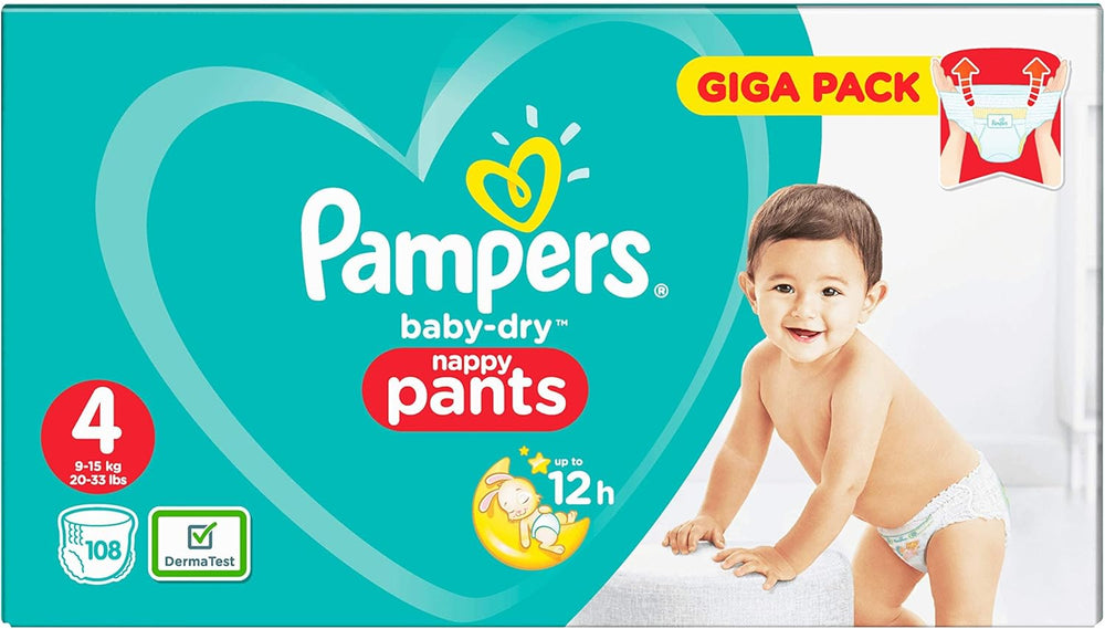Bleer Pampers 81657566 Baby-Dry Bukser, hvide
