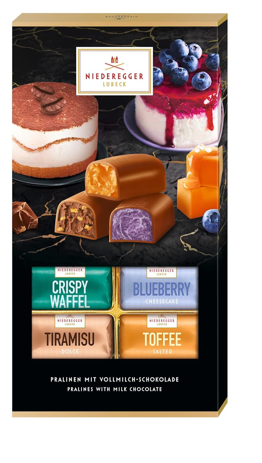 Niederegger chokolade sortiment 200g