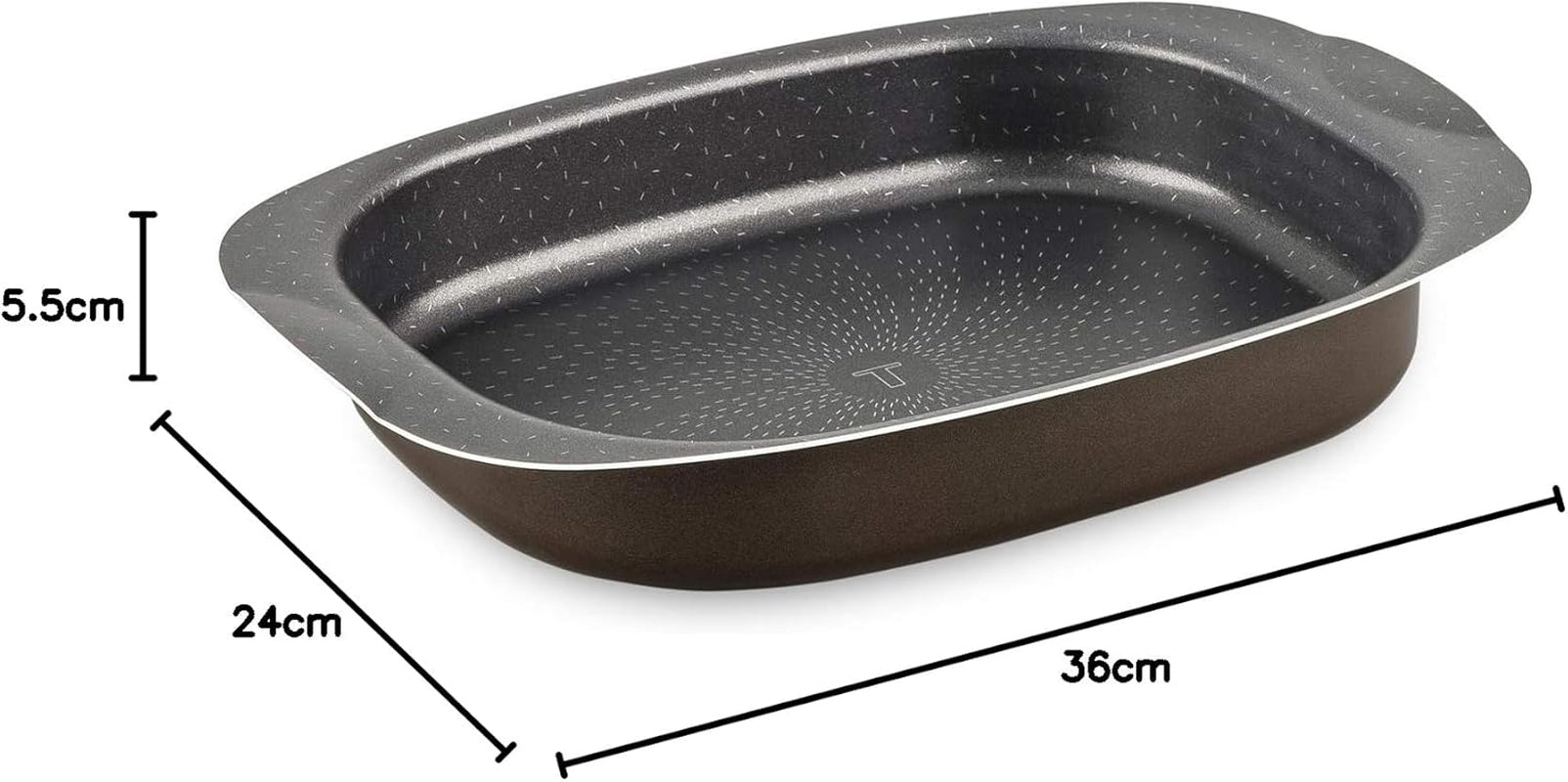 Tefal J1601502 Success Auflaufform Aluminium Schwarz 36 X 24 X 5,5 Cm Forme og bakker til bagning Naty Shop