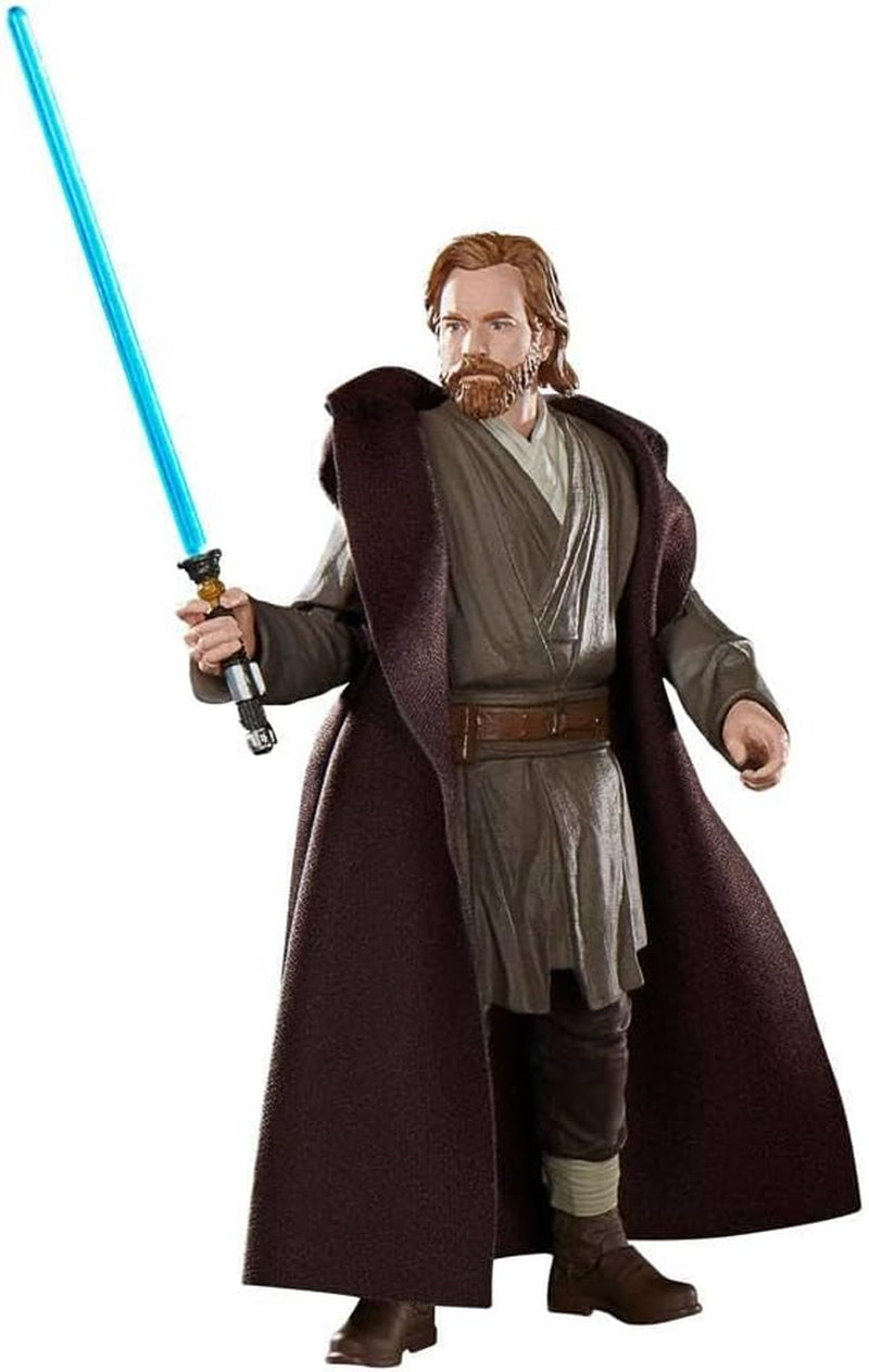 Star Wars Hasbro Star WarBlack Series Obi-Wan Kenobi (Jabiim), 15 Cm Stor actionfigur Obi-Wan Kenobi, Multi, F7098 Actionfigurer Naty Shop Standardtitel
