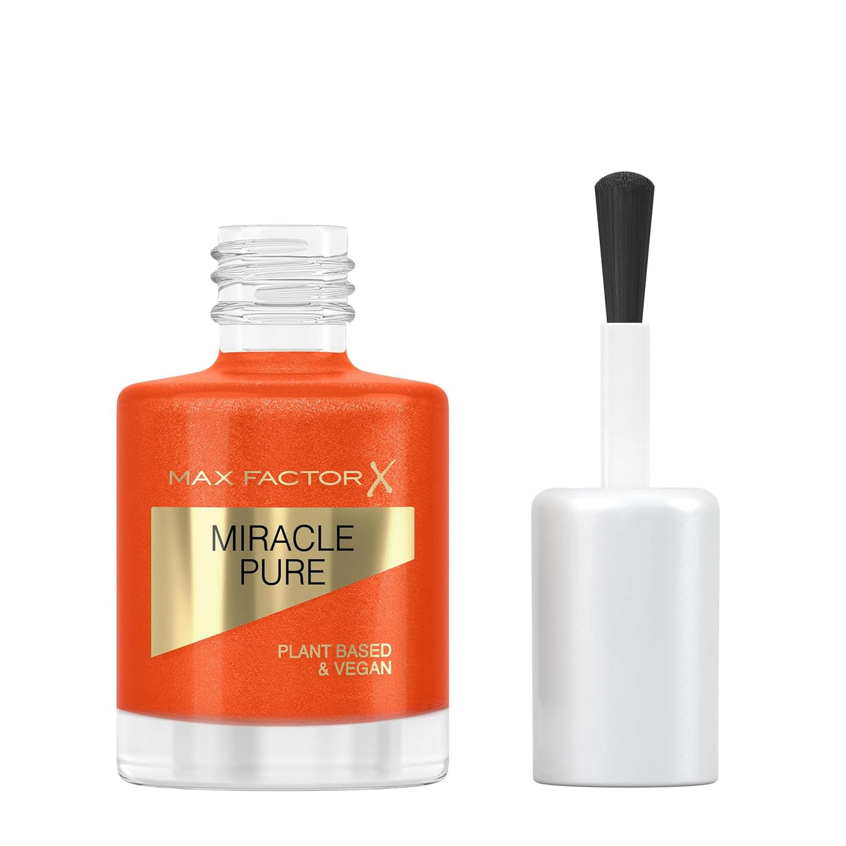 Max Factor Miracle ren negle, ultrablank, intenst farvet neglelak med glansen af ​​helende krystaller og nærende ingredienser, farve 430 fed jaspis