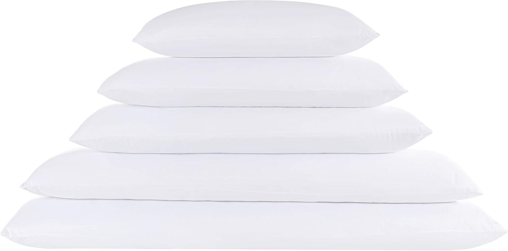 Todocama - Pernă viscoelastică, miez compact, husă dublă cu fermoar, țesătură Aloe Vera plus, termoregulatoare, reglabilă la gât, pachet de 2 (2 bucăți - 70 cm) Perne standard Naty Shop Alb Pachet de 2 bucăți - 80 cm