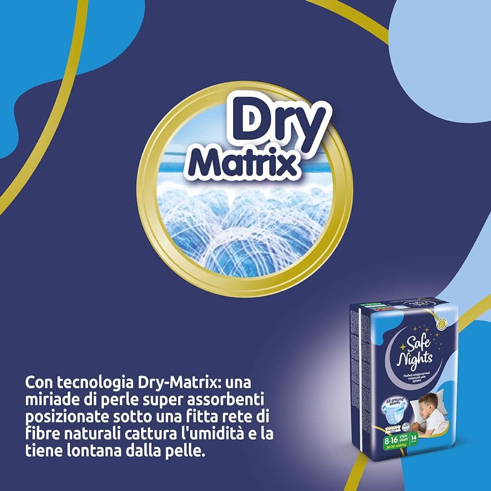 Safe Nights Boy, bleer til natten, forskellige størrelser Mother and Child Naty Shop