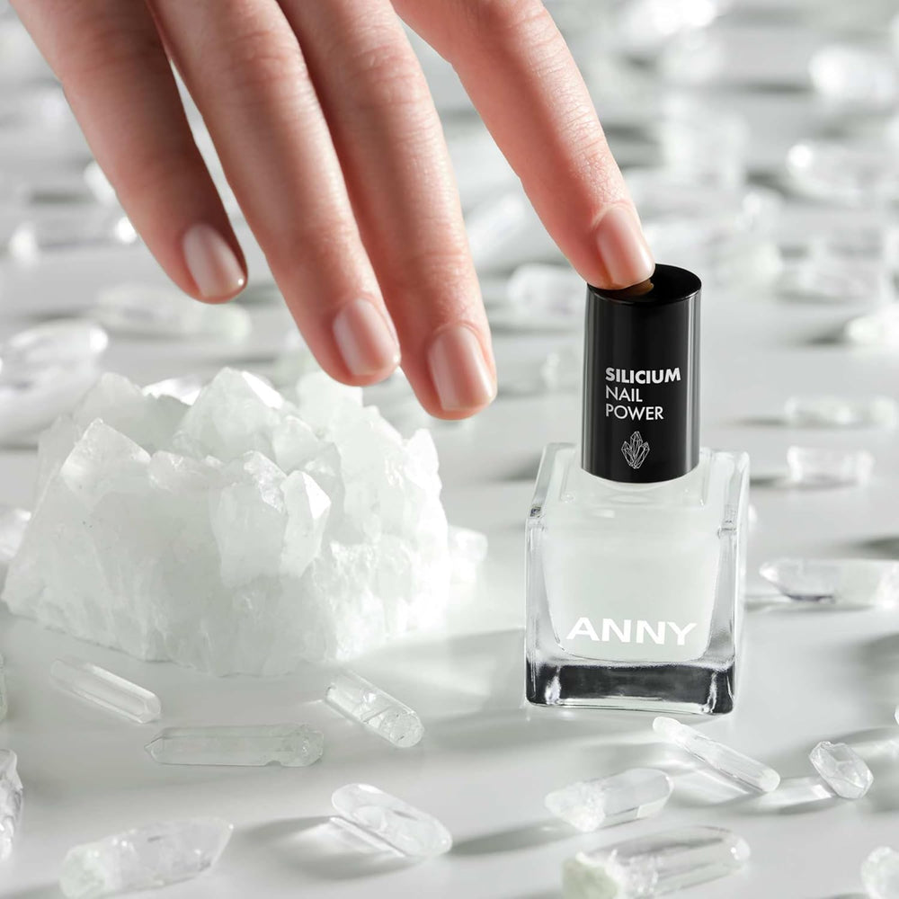 ANNY Silicon Nail Power - Neglepleje 3 i 1: Base, Strengthener og Beautifier - 15 ml