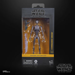 Star Wars Seria Neagră Commander Droid, Star Wars: Războiul Clonelor Premium colecționabil Figura de acțiune (15 Cm) Action figures Naty Shop