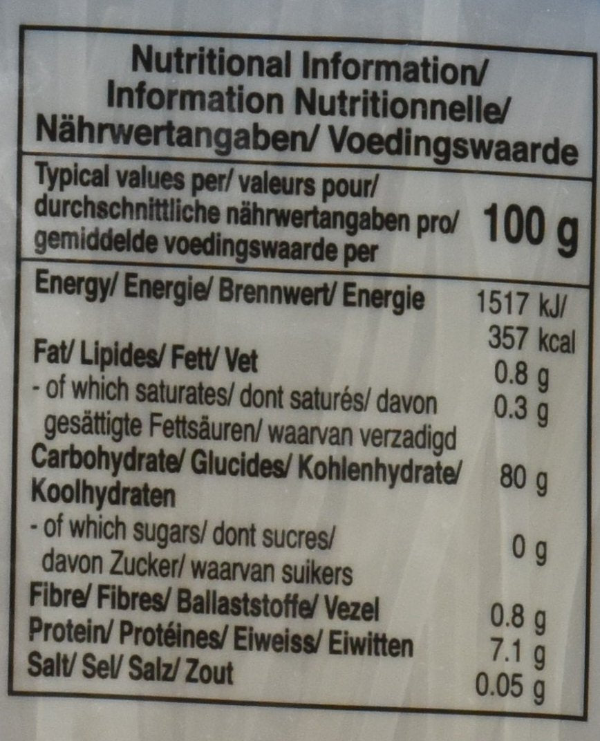 Hane risnudler, 3 mm, klasse 1 (1 pakke x 375 g)