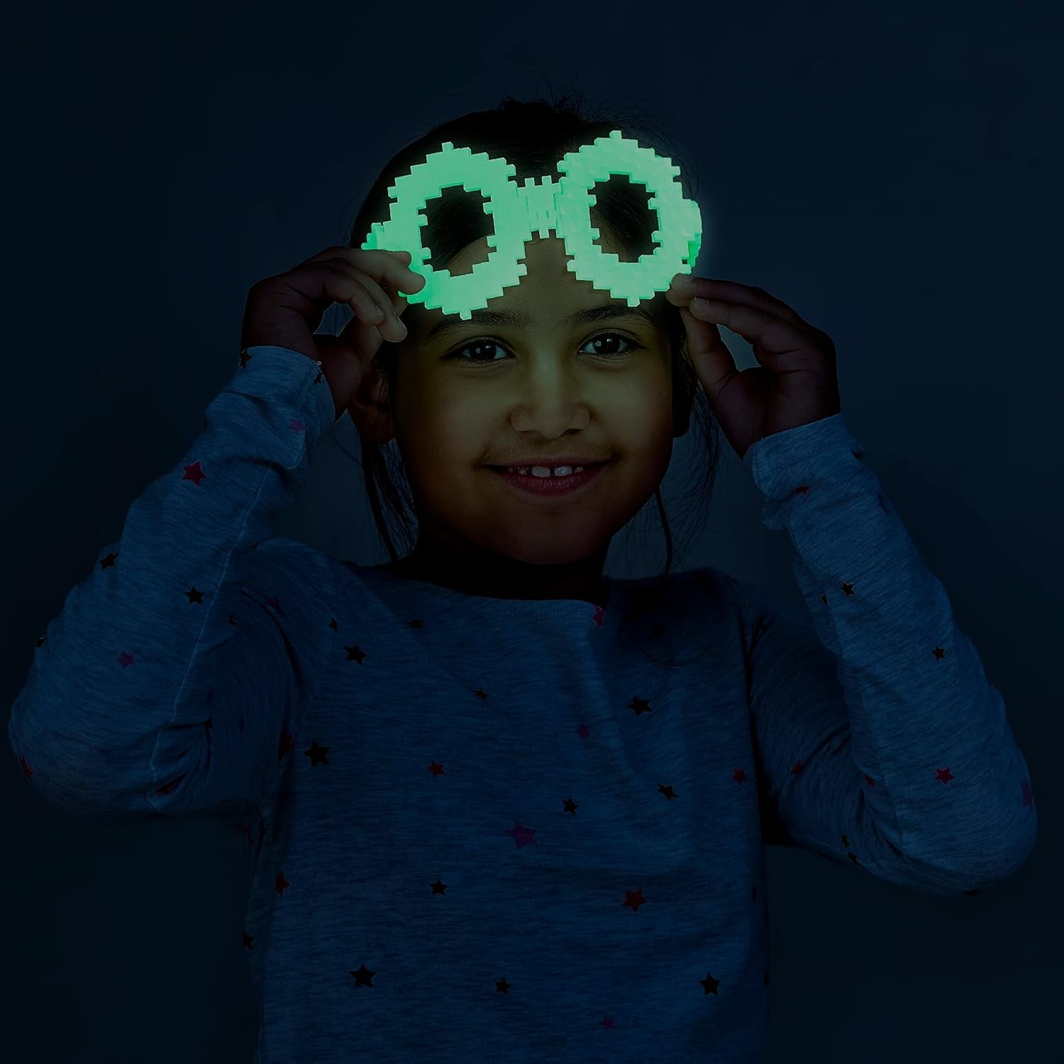 Plus-Plus 500 Kreativ Bausteine Nachtleuchtend, Glow